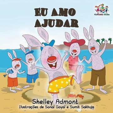 portada Eu Amo Ajudar: I Love to Help- Brazilian Portuguese book for kids (Portuguese Bedtime Collection)
