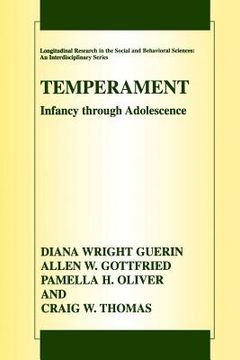 portada Temperament: Infancy Through Adolescence the Fullerton Longitudinal Study