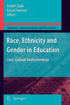 portada race, ethnicity and gender in education: cross-cultural understandings (in English)