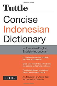 portada Tuttle Concise Indonesian Dictionary: Indonesian-English English-Indonesian (Tuttle Concise Dictionaries) (en Inglés)