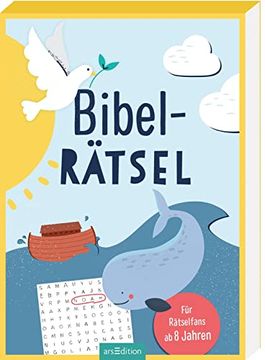 portada Bibel-Rätsel: Für Rätselfans ab 8 Jahren | Rätselbuch mit Fragen und Informationen zum Alten und Neuen Testament (en Alemán)