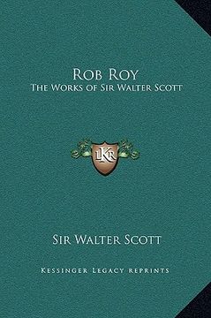 portada rob roy: the works of sir walter scott