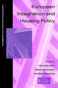 portada european integration and housing policy (in English)