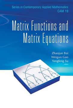 portada Matrix Functions and Matrix Equations (in English)