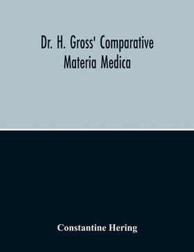 portada Dr. H. Gross' Comparative Materia Medica 