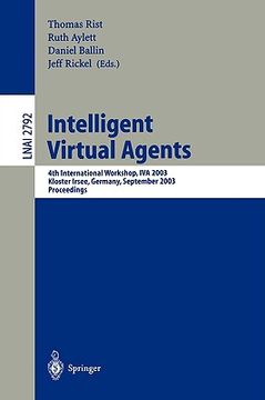 portada intelligent virtual agents (en Inglés)
