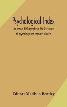 portada Psychological index; an annual bibliography of the literature of psychology and cognate subjects (en Inglés)