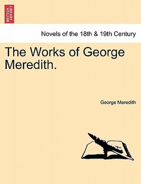 portada the works of george meredith. volume xxxiv (en Inglés)