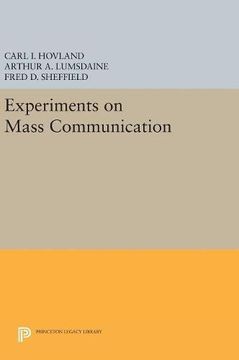 portada Experiments on Mass Communication (Princeton Legacy Library) 