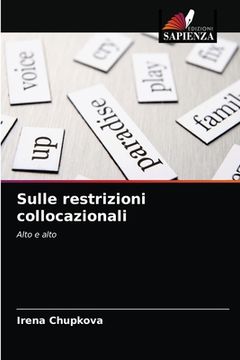 portada Sulle restrizioni collocazionali (en Italiano)