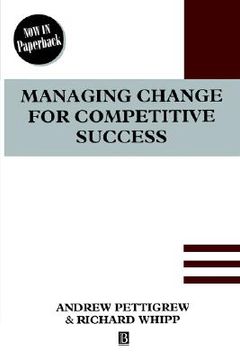 portada managing change for competitive success (en Inglés)
