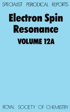 portada Electron Spin Resonance: Volume 12a (in English)
