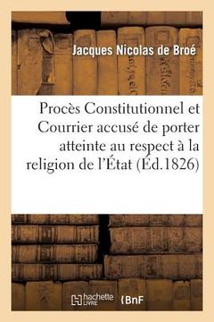 portada Procès Du Constitutionnel Et Du Courrier Tendance Respect Dû À La Religion de l'État