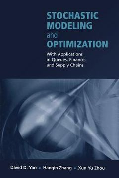 portada stochastic modeling and optimization (en Inglés)