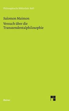 portada Versuch über die Transzendentalphilosophie (in German)