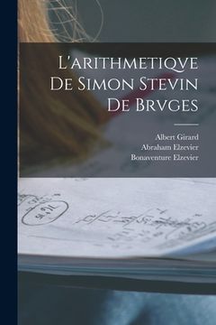portada L'arithmetiqve de Simon Stevin de Brvges (in French)