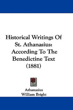 portada historical writings of st. athanasius