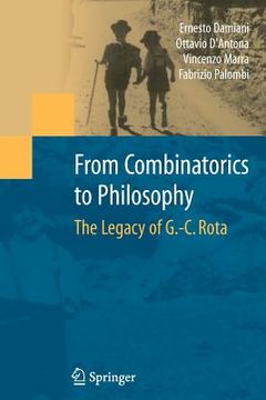 portada From Combinatorics to Philosophy: The Legacy of G.-C. Rota (in English)