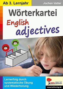 portada Wörterkartei English Adjectives: Lernerfolg Durch Systematische Übungen und Wiederholung