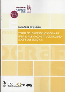 portada Teoría de los Derechos Sociales Para el Nuevo Constitucionalismo Social del Siglo xxi