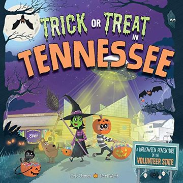 portada Trick or Treat in Tennessee: A Halloween Adventure in the Volunteer State (en Inglés)