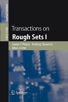 portada transactions on rough sets i