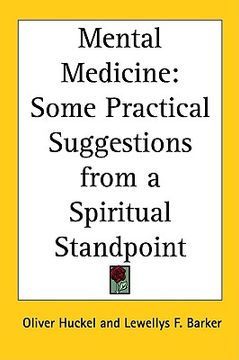 portada mental medicine: some practical suggestions from a spiritual standpoint (en Inglés)