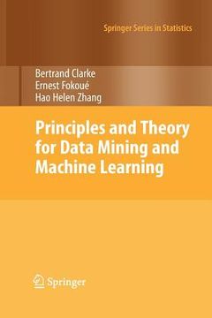 portada principles and theory for data mining and machine learning (en Inglés)