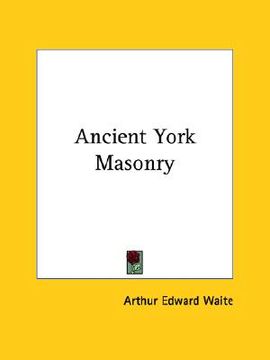 portada ancient york masonry (in English)
