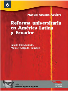 portada Reforma universitaria en América Latina y Ecuador (in Spanish)