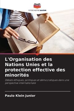 portada L'Organisation des Nations Unies et la protection effective des minorités (en Francés)