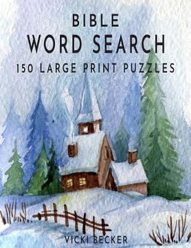 portada Bible Word Search: 150 Large Print Word Search Puzzles (en Inglés)