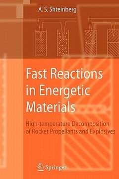 portada fast reactions in energetic materials: high-temperature decomposition of rocket propellants and explosives (en Inglés)
