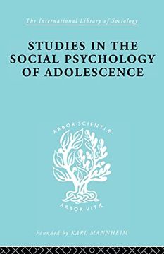 portada Studies in the Social Psychology of Adolescence (en Inglés)
