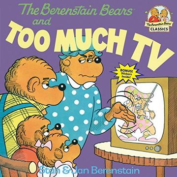 portada The Berenstain Bears and too Much tv (in English)