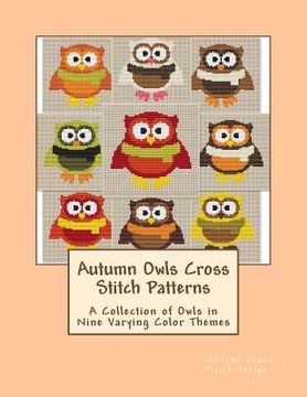 portada Autumn Owls Cross Stitch Patterns (en Inglés)