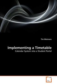 portada implementing a timetable (en Inglés)