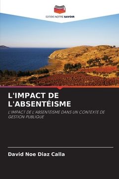 portada L'Impact de l'Absentéisme (in French)