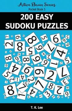 portada 200 Easy Sudoku Puzzles: Active Brain Series Pocket Book (en Inglés)