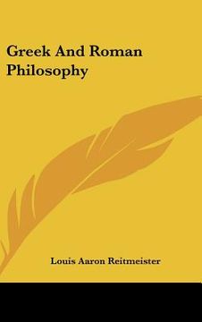 portada greek and roman philosophy (en Inglés)