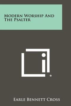 portada modern worship and the psalter
