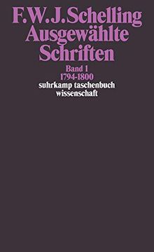 portada Ausgewählte Schriften, Band 1: 1794-1800 (in German)