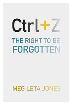 portada Ctrl + z: The Right to be Forgotten (en Inglés)