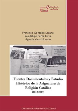 portada Fuentes Documentales Y Estudio Histórico De La Asignatura De Religión Católica