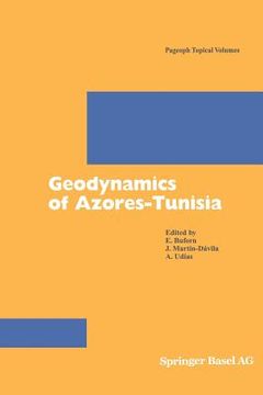 portada geodynamics of azores-tunisia (en Inglés)