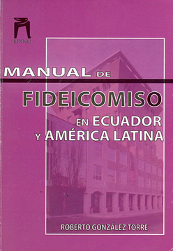 portada Manual De Fideicomiso En Ecuador Y America Latina
