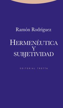 portada Hermenéutica y Subjetividad (Estructuras y Procesos. Filosofía)