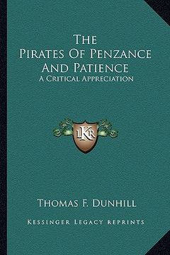 portada the pirates of penzance and patience: a critical appreciation (in English)