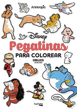 portada Pegatinas Para Colorear Disney (Hachette Heroes - Disney - Colorear)