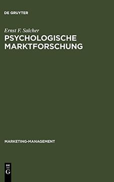 portada Psychologische Marktforschung (en Inglés)